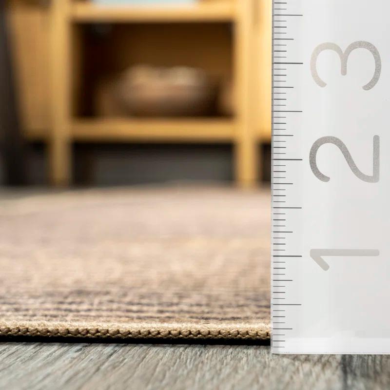 Foundry Select Dori SuperiorWash Tribal Easy-Jute Machine Washable Area Rug