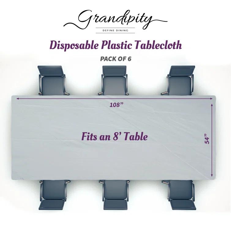 Grandipity Disposable Tablecloth (Set of 12)