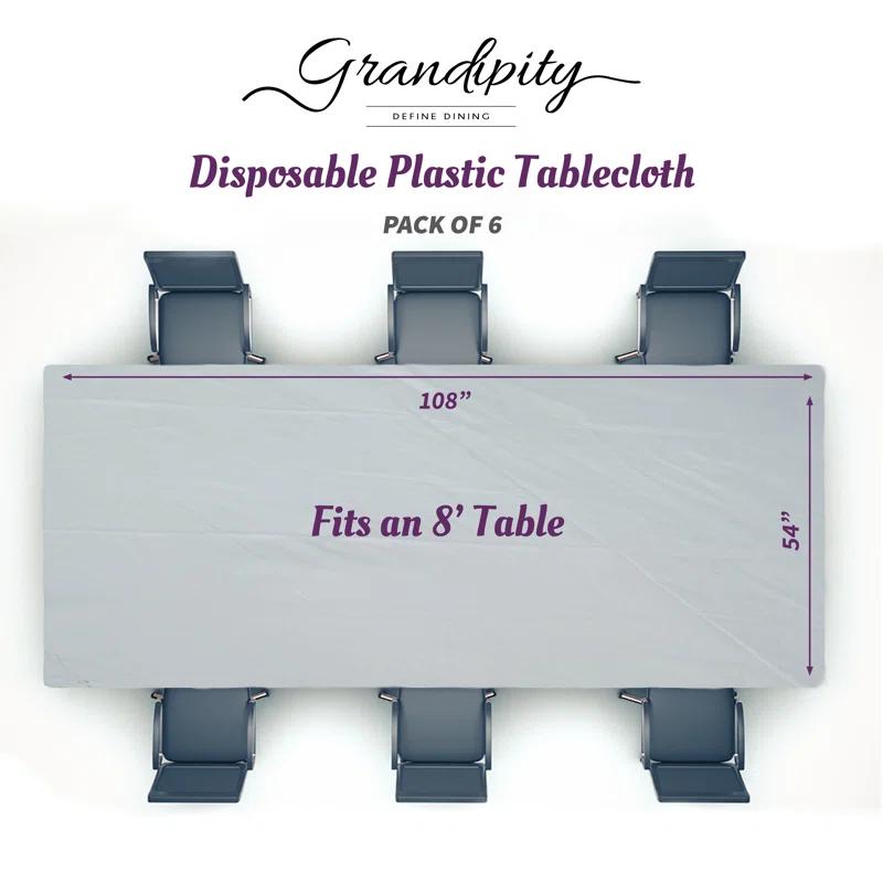 Grandipity Disposable Tablecloth (Set of 6)