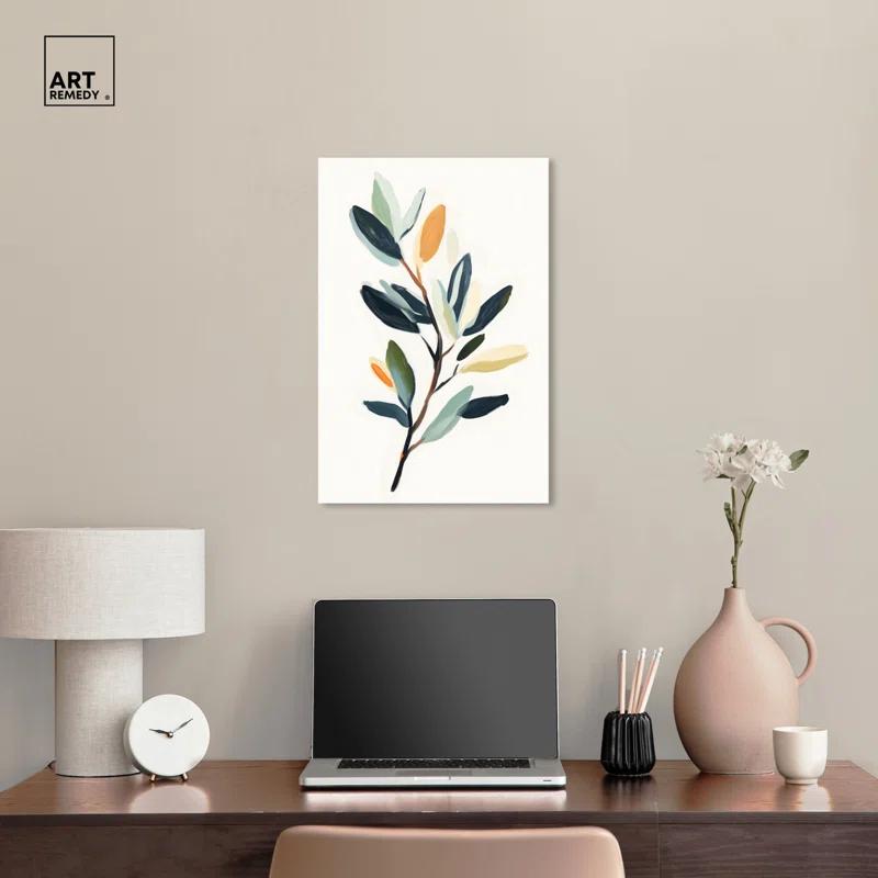 Art Remedy Prismatic Grove I Canvas Retro Poster Art by Art Remedy