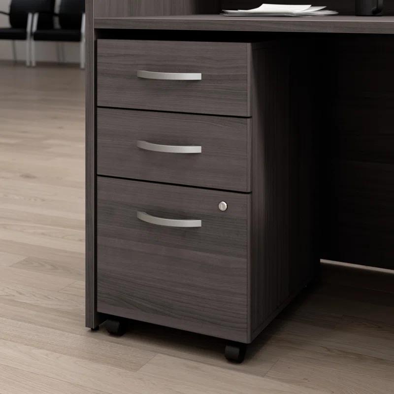 Bush Business Furniture Arrive 16'' Wide 3 -Drawer Mobile File Cabinet