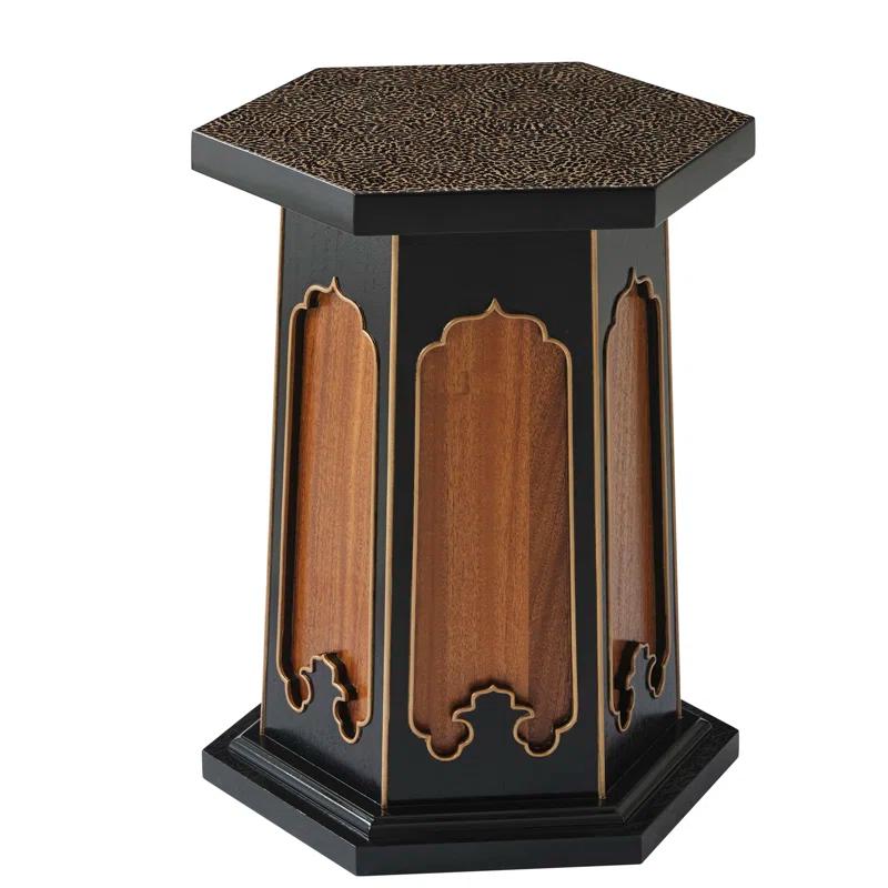 Theodore Alexander Catherine Solid Wood End Table