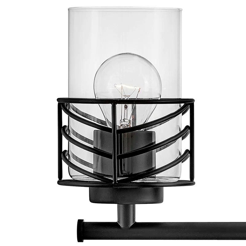 Hinkley Della Three-Light Chevron Bath Vanity