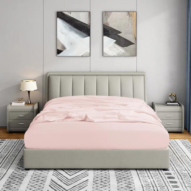Swift Home 1800 Series 16 Inch Deep Microfiber Fitted Sheet