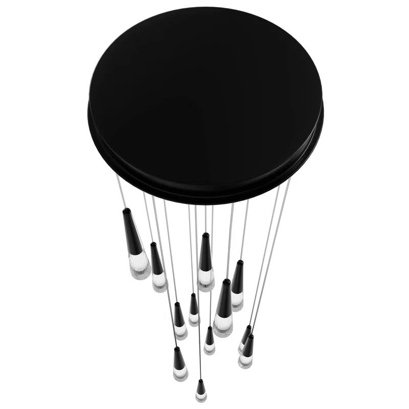 Encino 13 - Light Dimmable Tiered Chandelier