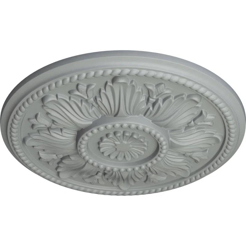 Ekena Millwork Edinburgh 18'' H x 18'' W D Urethane Ceiling Medallion