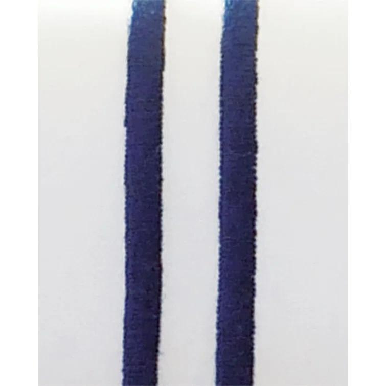 Grande Hotel Twin White and Navy Cotton Percale Duvet Cover