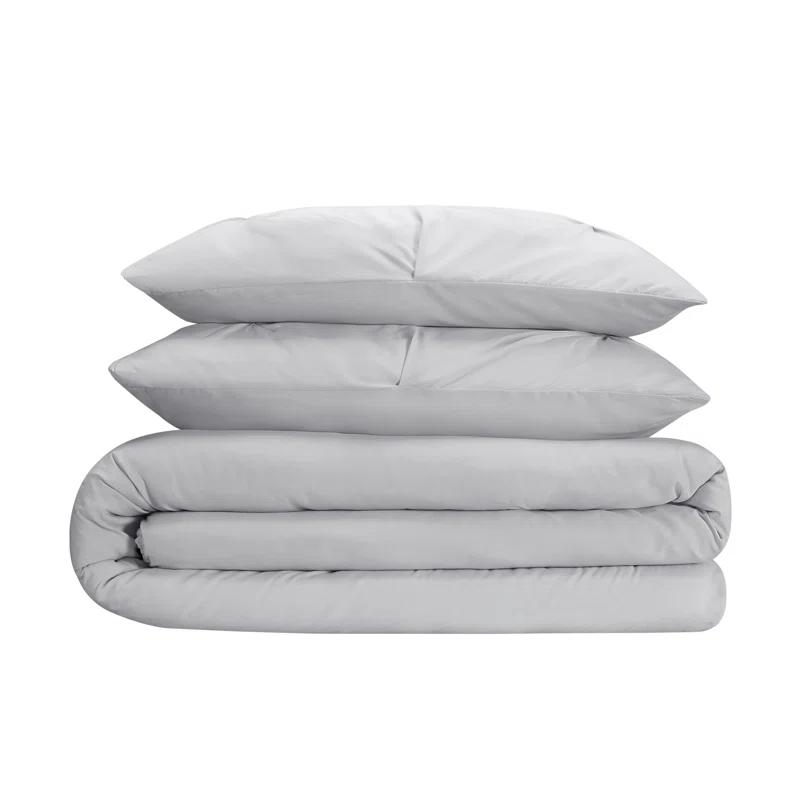 Serta Simply Clean Microfiber 3 Piece Duvet Cover Set