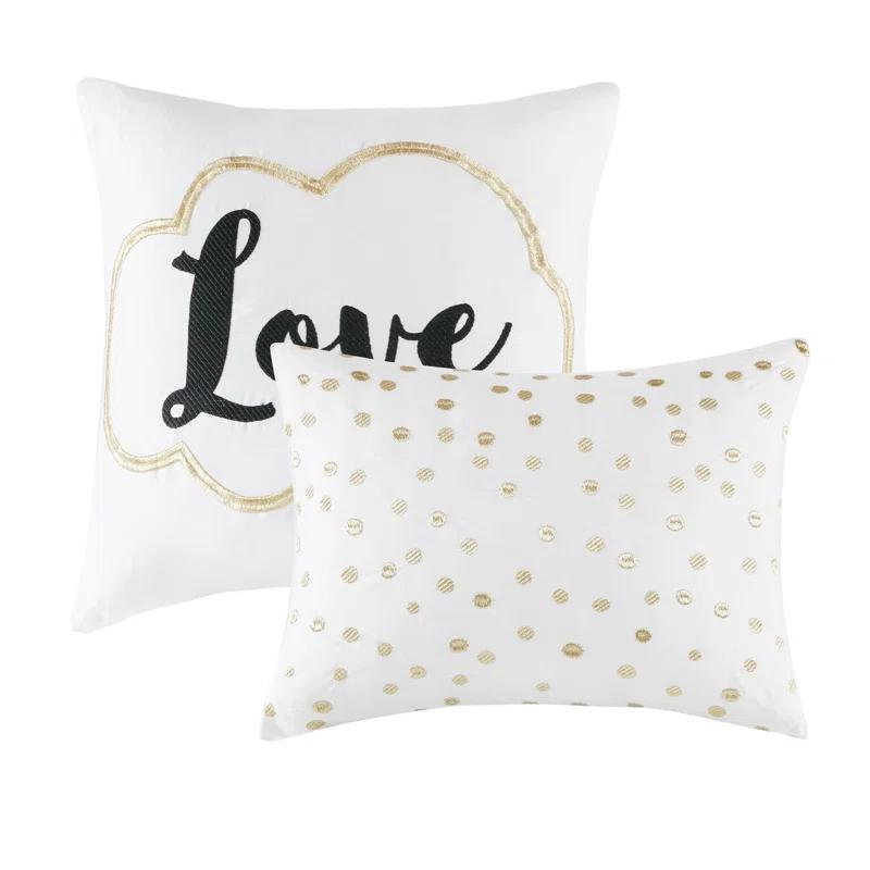Intelligent Design Raina Metallic Printed Comforter Set