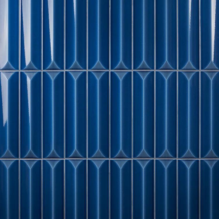 Radiant Inflex 4.43'' W x 17.62'' L Crackled Ceramic Subway Wall Tile (6.53 Sq. Ft. / Case)