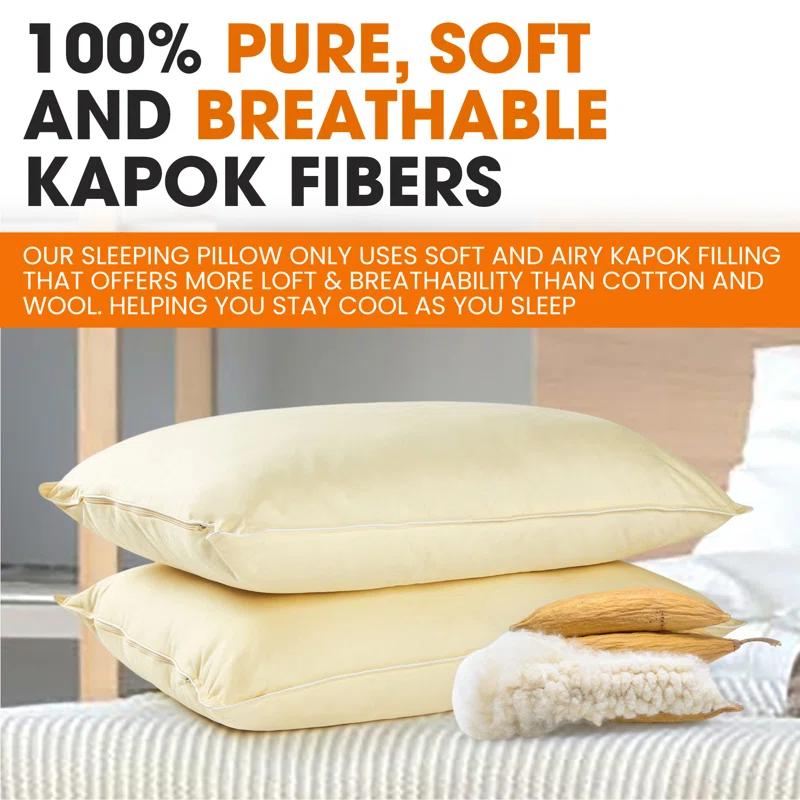 Alwyn Home Bryn Fiber Medium Pillow