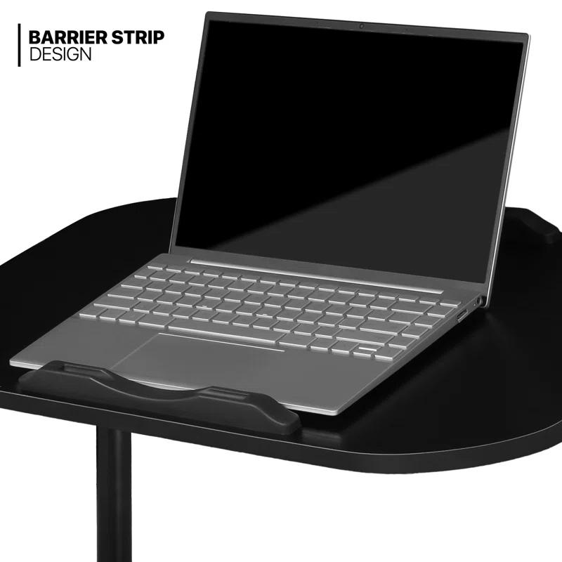 Adjustable Standing Desk Laptop Cart Tray Stand Mobile Rolling Tiltable Bedside Table