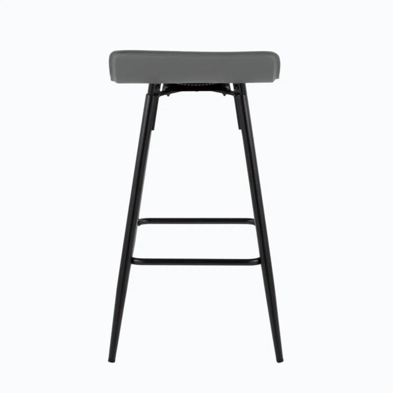 Wenty Upholstered Counter Stool with Metal Frame (Set of 2)