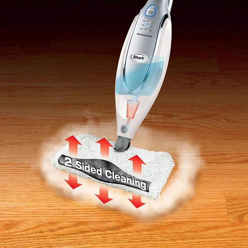 Shark Professional Steam Pocket Mop Hard Floor Cleaner, With Rectangle Head and 2 Washable Pads, Easy Maneuvering, Quick Drying, Soft-Grip Handle and Powerful Steam, S3601D