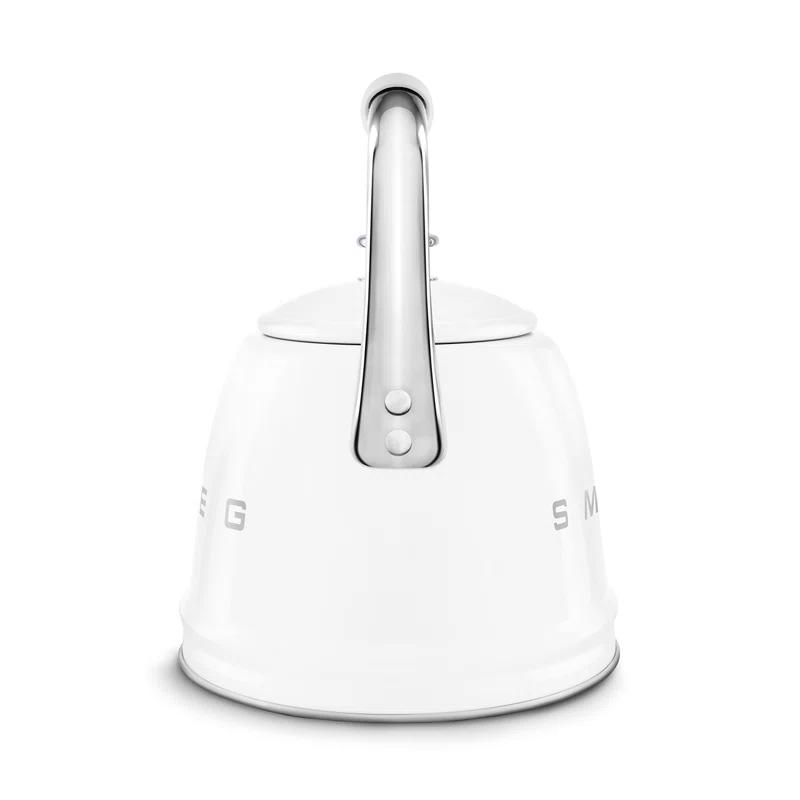 SMEG White Whistling Stovetop Kettle