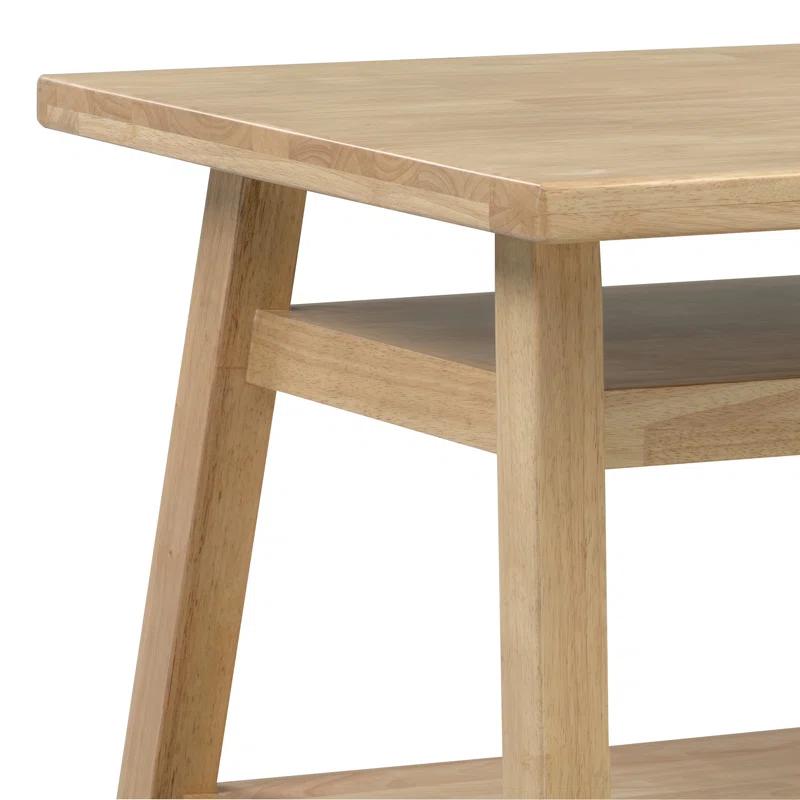 ECR4Kids ECR4Kids Sit n' Stash Rectangular Table, Classroom Storage, Natural