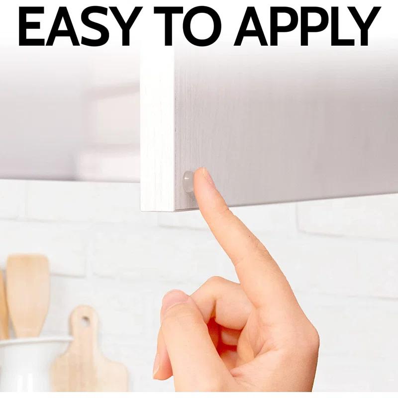 Zulay Kitchen Zulay Home Cabinet Bumpers Clear Adhesive Small Rubber Stoppers - 50 Pack (Set of 50)