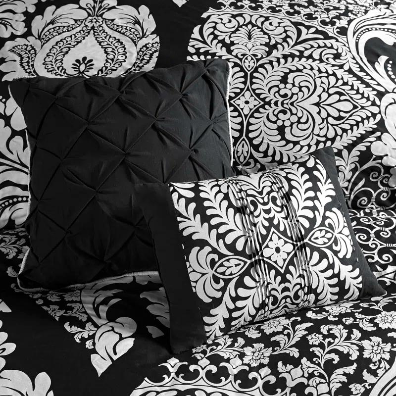 Madison Park Vienna 7 Piece Cotton Printed Comforter Set