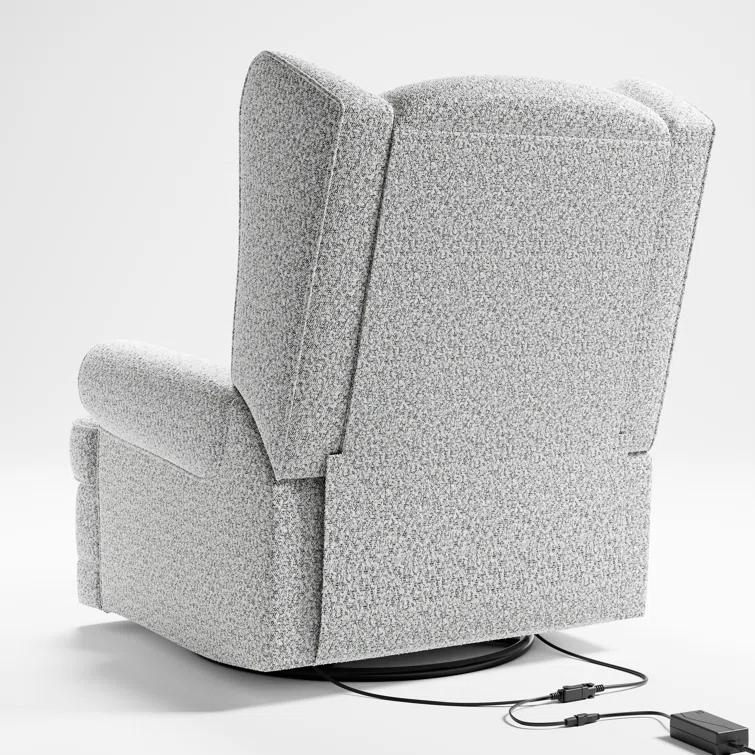 Serenity Swivel Reclining Glider with USB