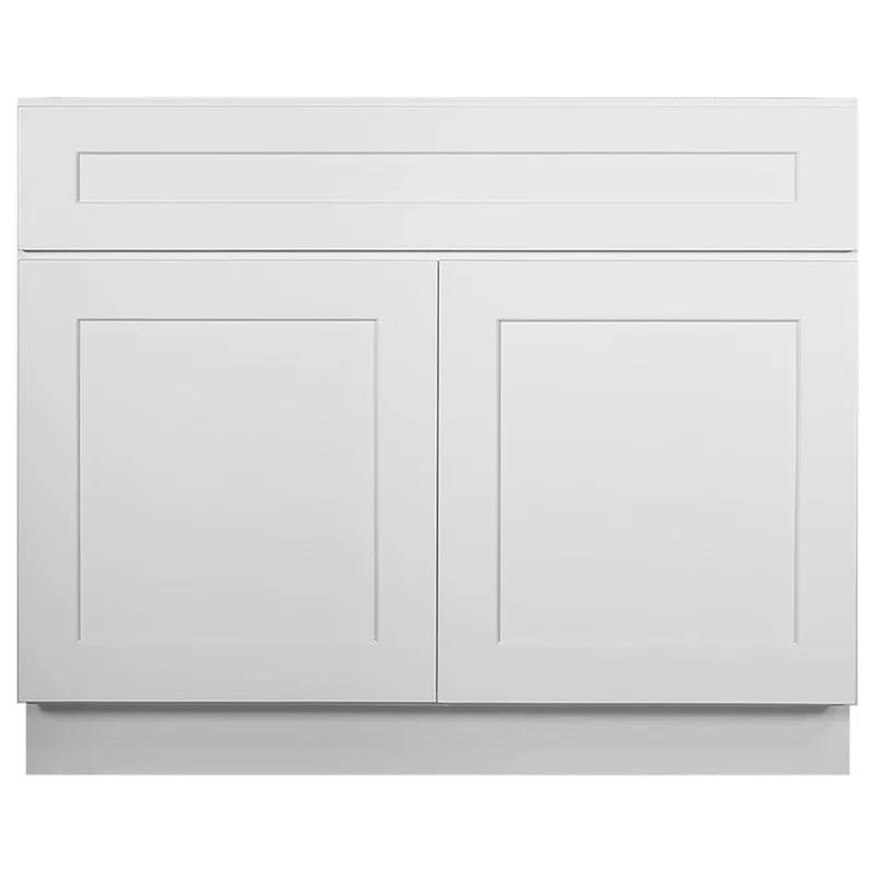 Design House Design House Brookings Unassembled Shaker Sink Base Kitchen Cabinet, White