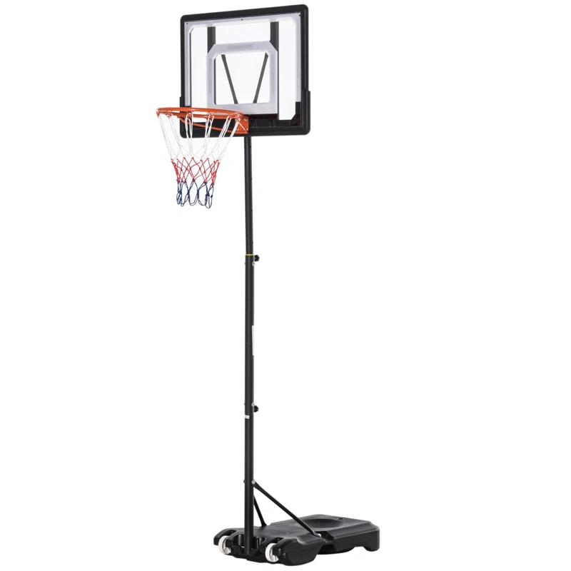 Soozier Height Adjustable 102.25" Outdoor Basketball Hoop