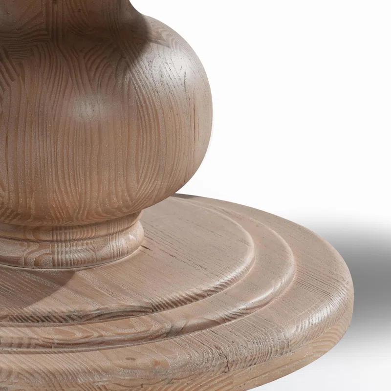 Dadeville Pine Round Solid Wood Dining Table