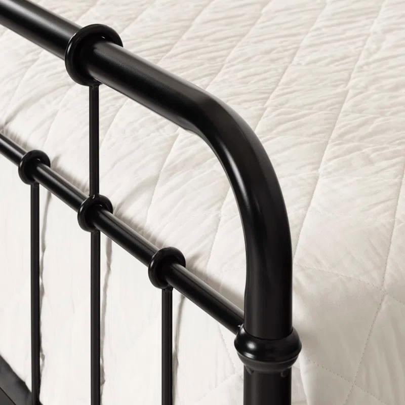 South Shore Fernley Complete Bed Pure Black