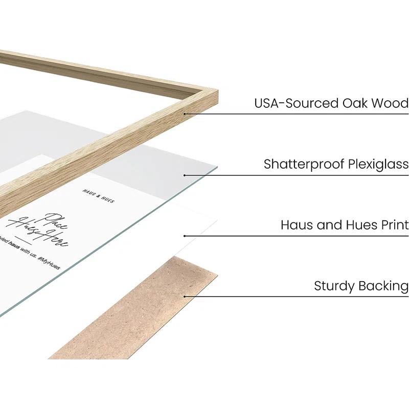 Haus and Hues Darious Wood Picture Frame