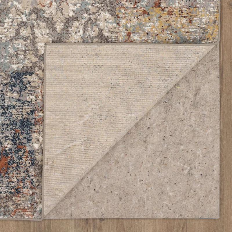 Karastan La Brea Gray/Blue Modern Ornamental Area Rug