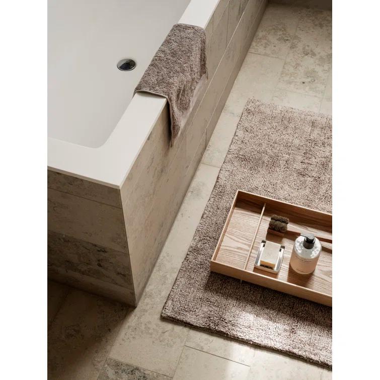 TWIN 100% Cotton Reversible Bath Rug - Rectangular