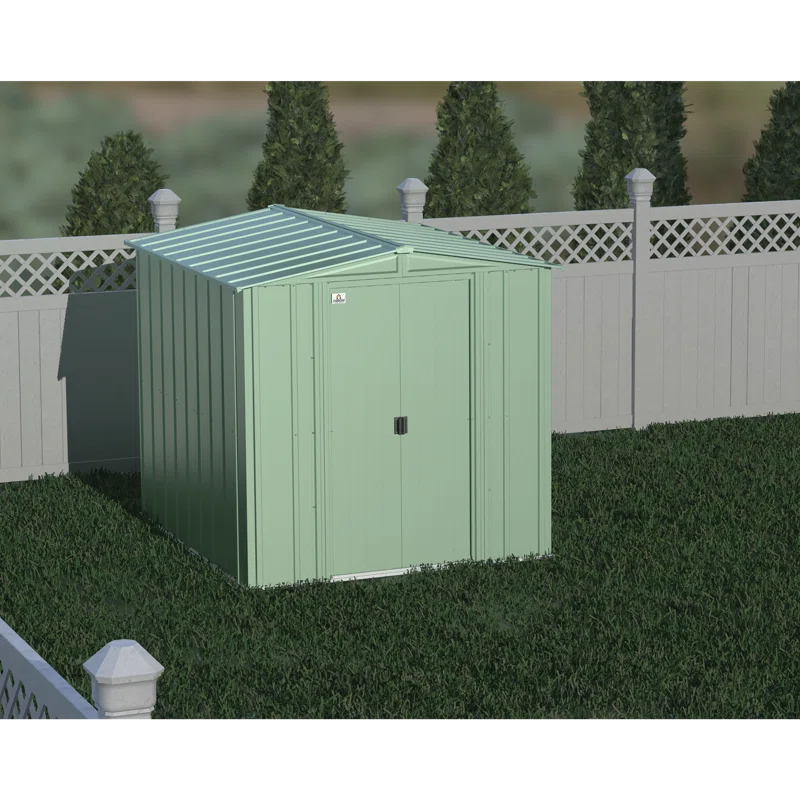 Arrow 6 ft. W x 7 ft. D Steel Vertical Storage Shed