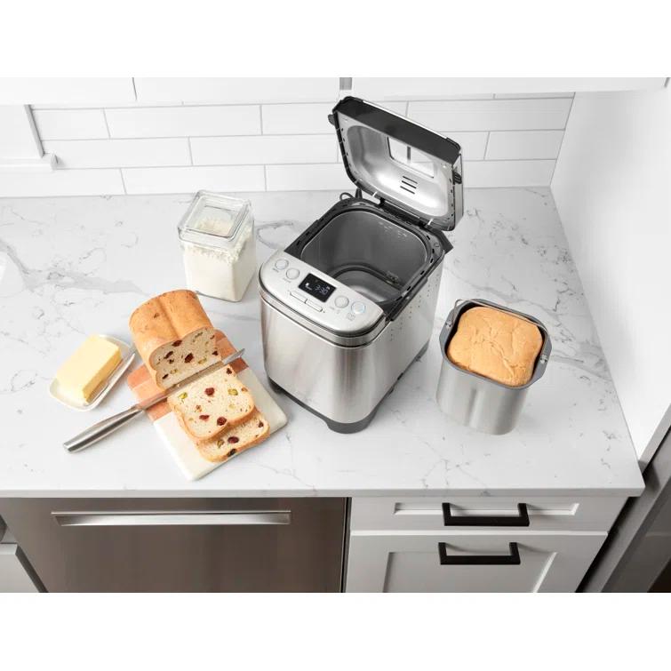 Cuisinart Bread Maker Machine, Compact and Automatic, Customizable Settings, Up to 2lb Loaves