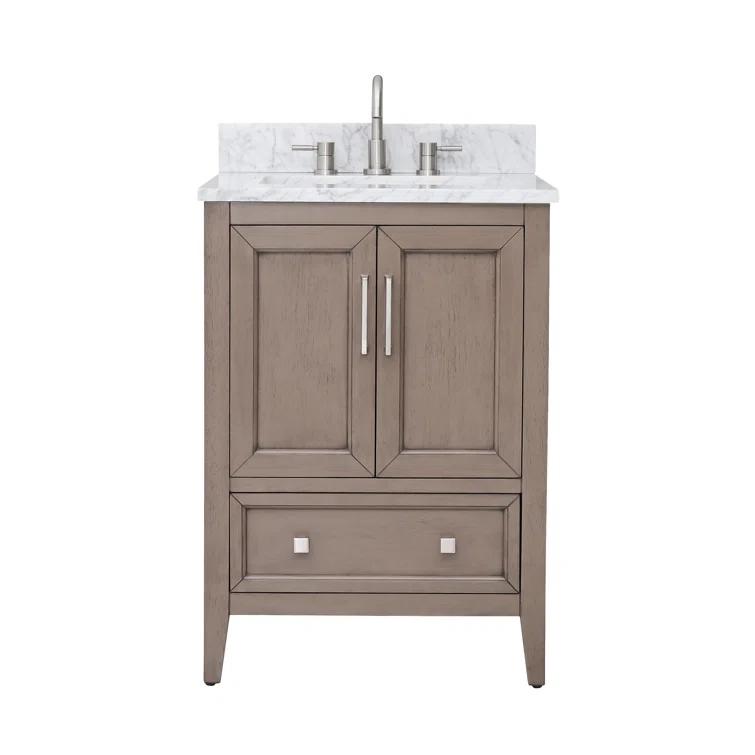 Avanity Everette-Vs25-Wd-C Everette 24" Single Basin Vanity Set - MultiColor