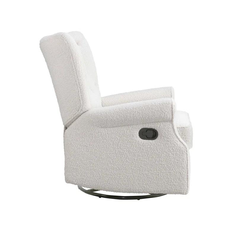 Second Story Home Alice Wingback Swivel Recliner
