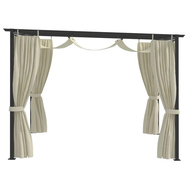 VidaXL 9.84 Ft. W x 9.84 Ft. D Steel Patio Gazebo Gazebo