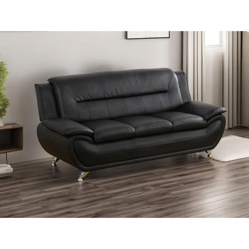 Ceitidh 3 - Piece Faux Leather Living Room Set