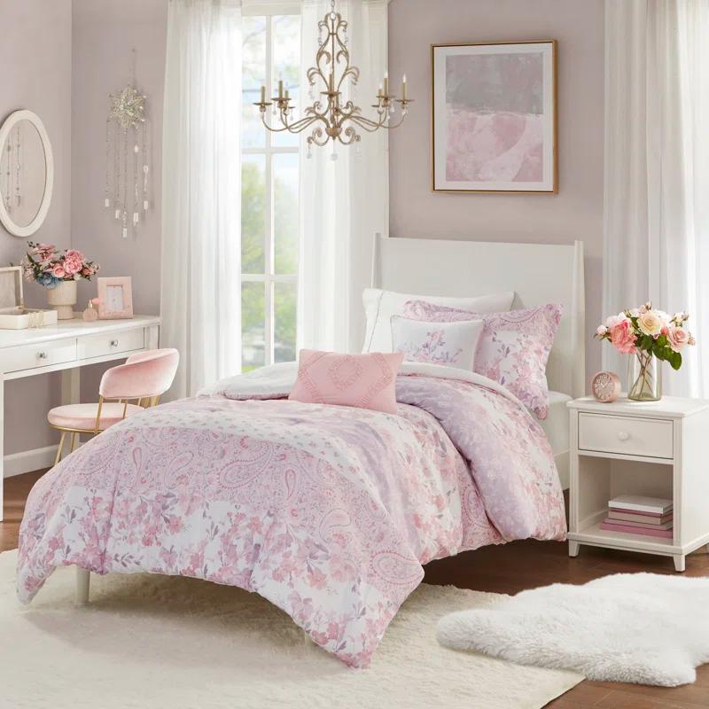 Intelligent Design Floral Paisley Comforter Set