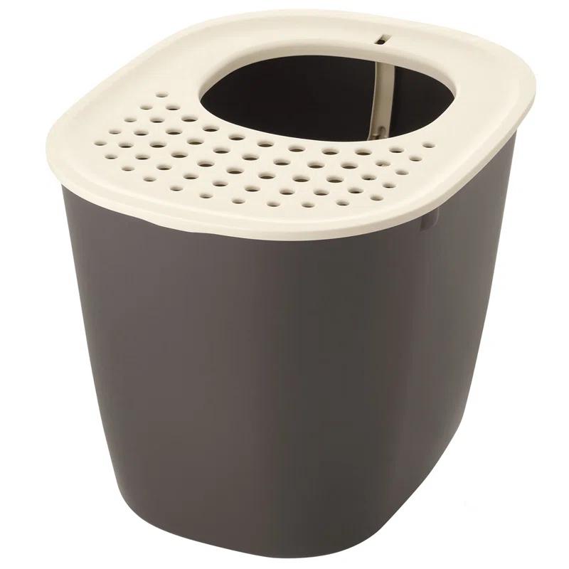 Plastic Enclosed Litter Box with Scoop