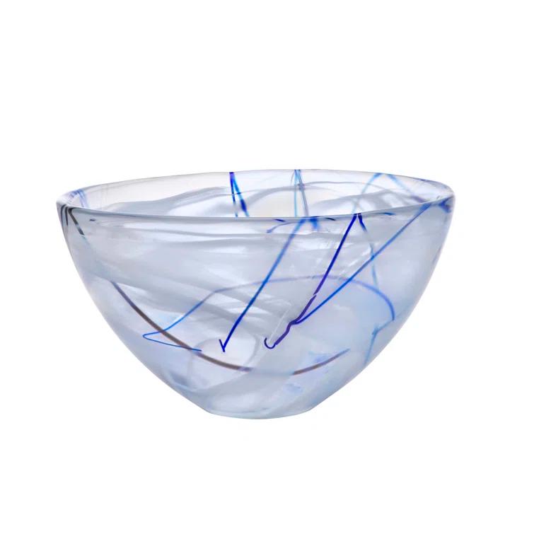 Kosta Boda Kosta Boda Contrast Glass Serving Bowl
