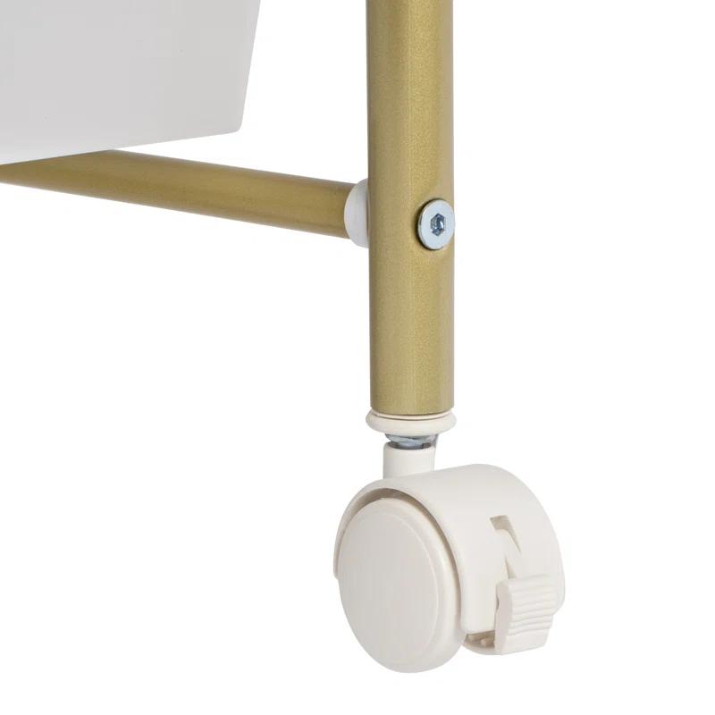 Rebrilliant Neysa 12.6'' W Utility Cart with Wheels