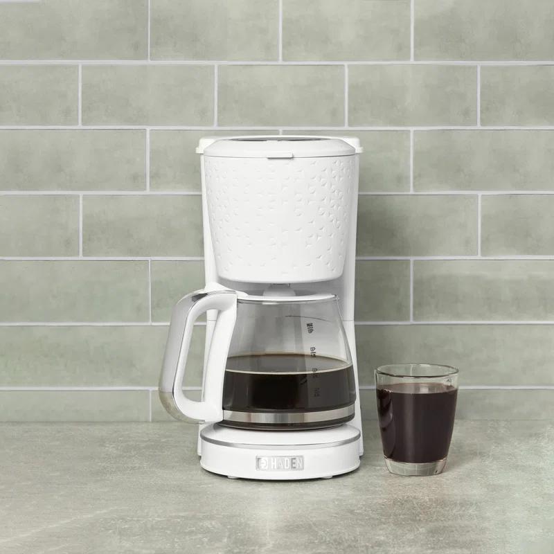 HADEN Starbeck White Drip Coffee Maker