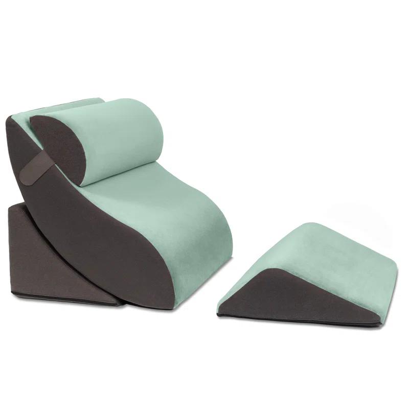 Avana Kind Bed 4-Piece Orthopedic Support Wedge Pillow Comfort System
