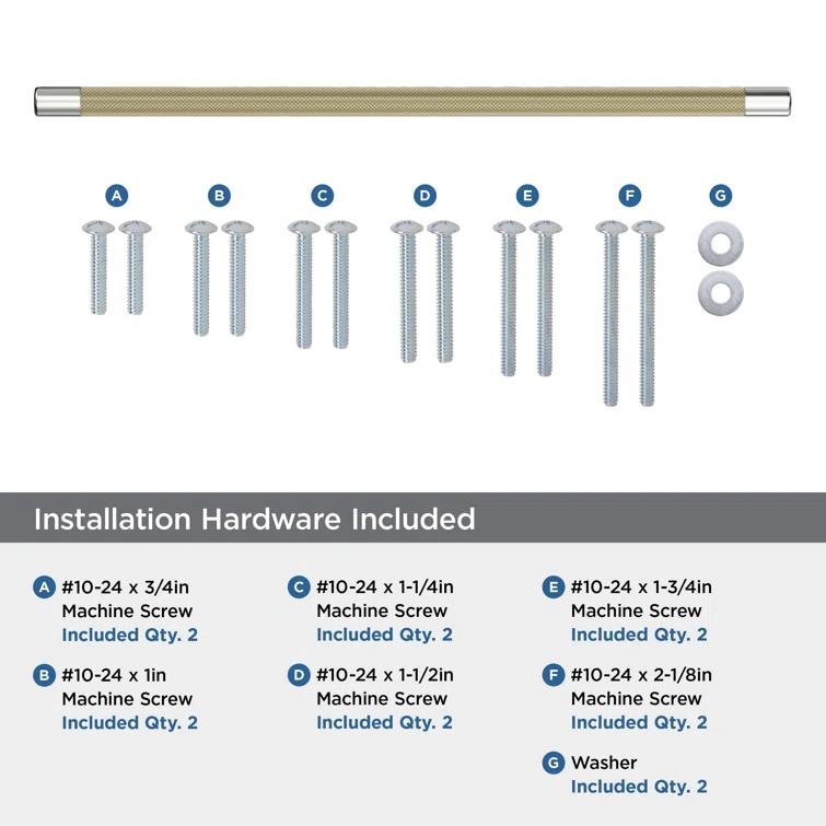 Amerock Esquire 18" Center to Center Appliance Pull
