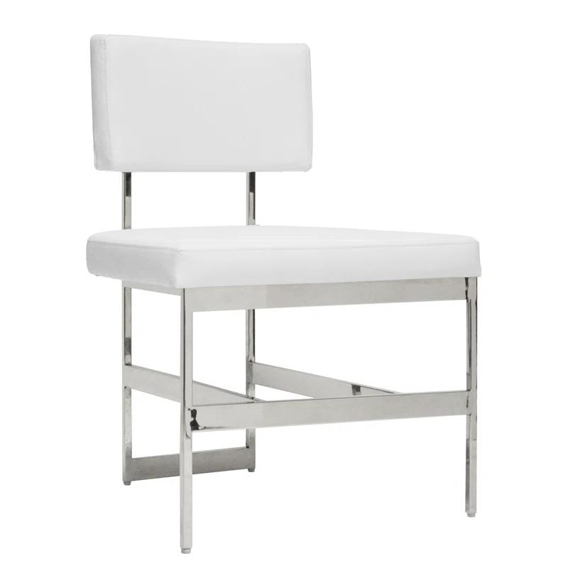 Shaw Upholstered Metal Side Chair