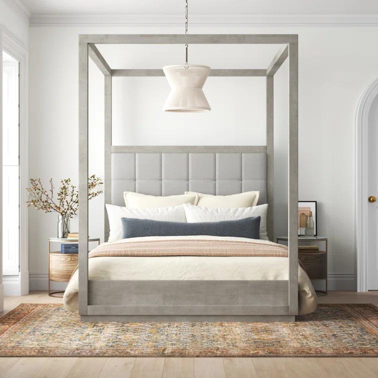 Eloise Upholstered Canopy Bed