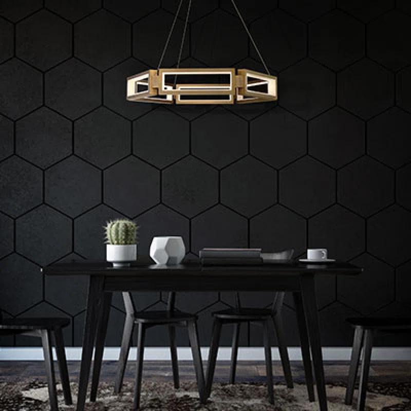 Modern Forms Mies 6 - Light Dimmable LED Geometric Chandelier