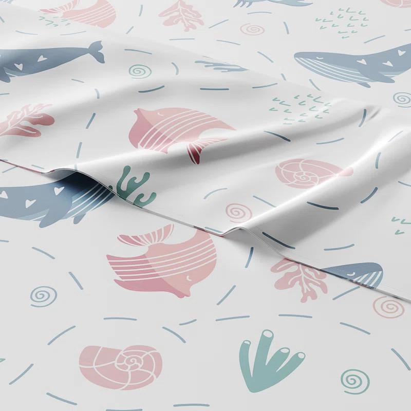 CGK Linens 4 Piece Kids Microfiber Sheet Set - Wrinkle Free - Cute, Cozy, Soft