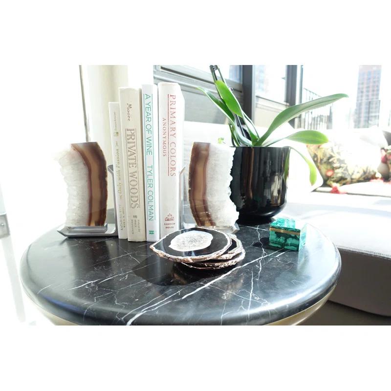 Anna New York Glam Stone Bookends (Set of 2)