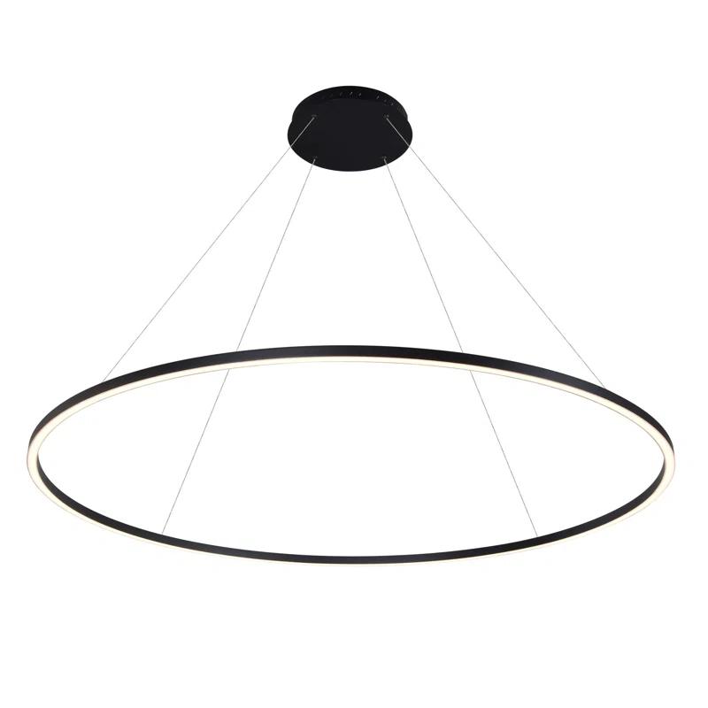 Tania 100-277V ETL Certified Integrated LED Height Adjustable Ring Chandelier