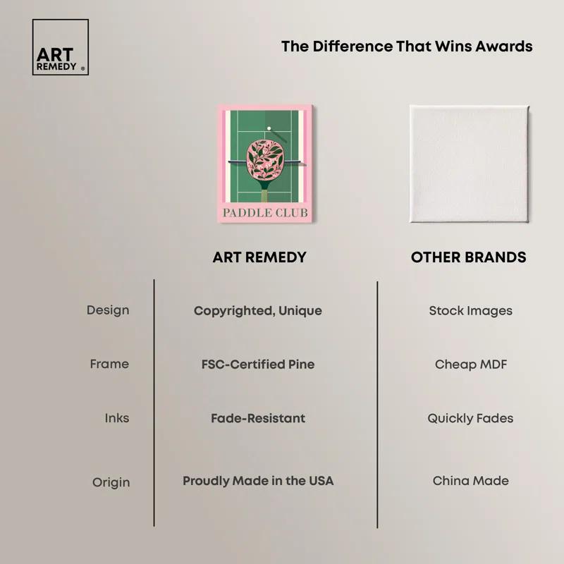 Art Remedy Paddle Club Canvas Beach Coastal Art by Art Remedy